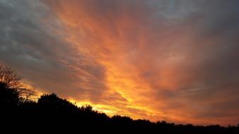 Sky Sunset Abendstimmung