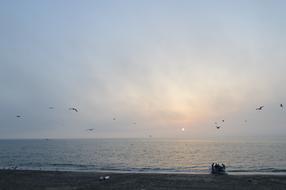 Gibraltar Sun Set Beach