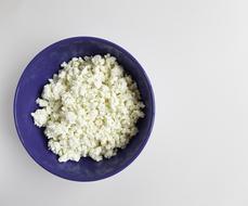 delicious cottage cheese in a bowl