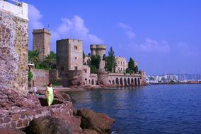 Castle Architecture on coast