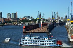 Port Ship Cranes