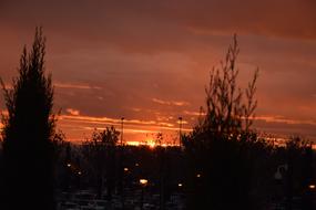Sunset Sky Landscape