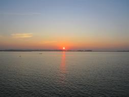 Sunset Sun Sea