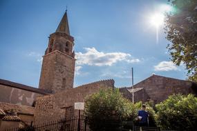 church is a beautiful landscape