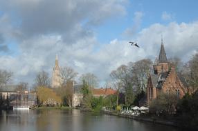 Bruges Belgium Lake