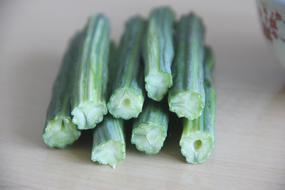 ripe healthy celery on the table
