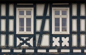 Timbered House Windows