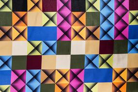 Plaid Colorful Fabric