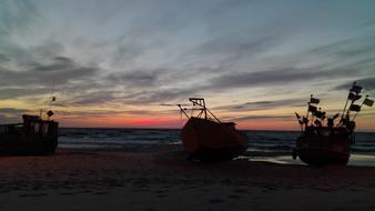Evening Sea Beach