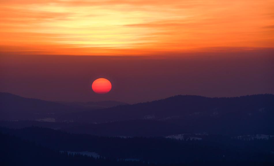 Sunset Landscape Twilight