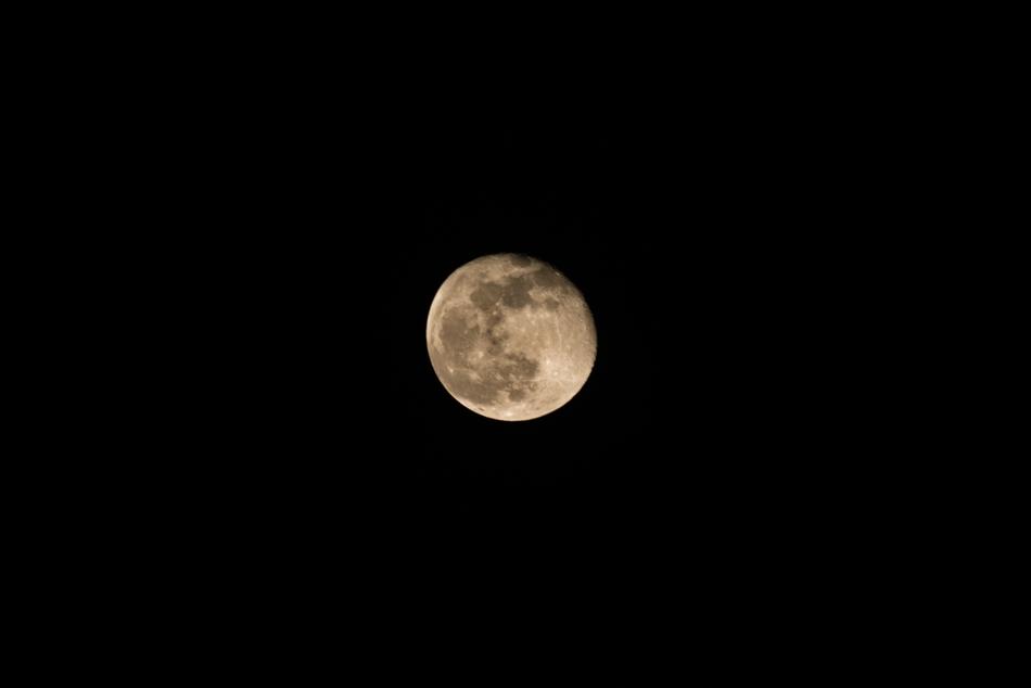 moon on black