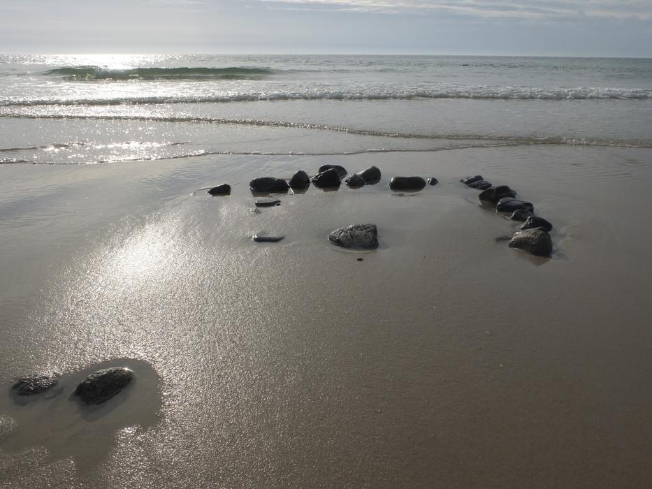 Sylt North Sea Beach Stone circle