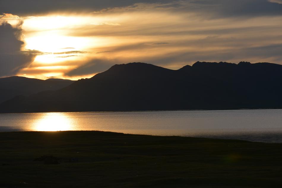 Lake Sunset Sky