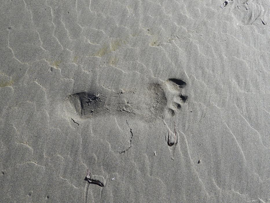 Footprint Sand Beach