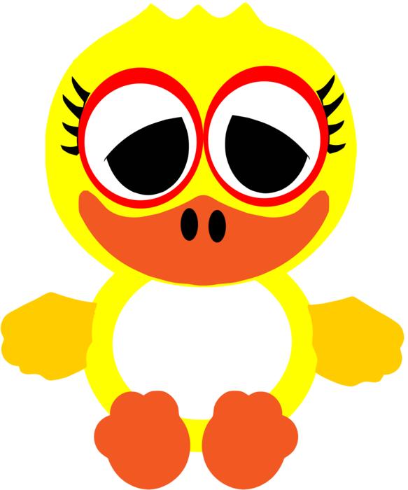 duck yellow cute duckling animal