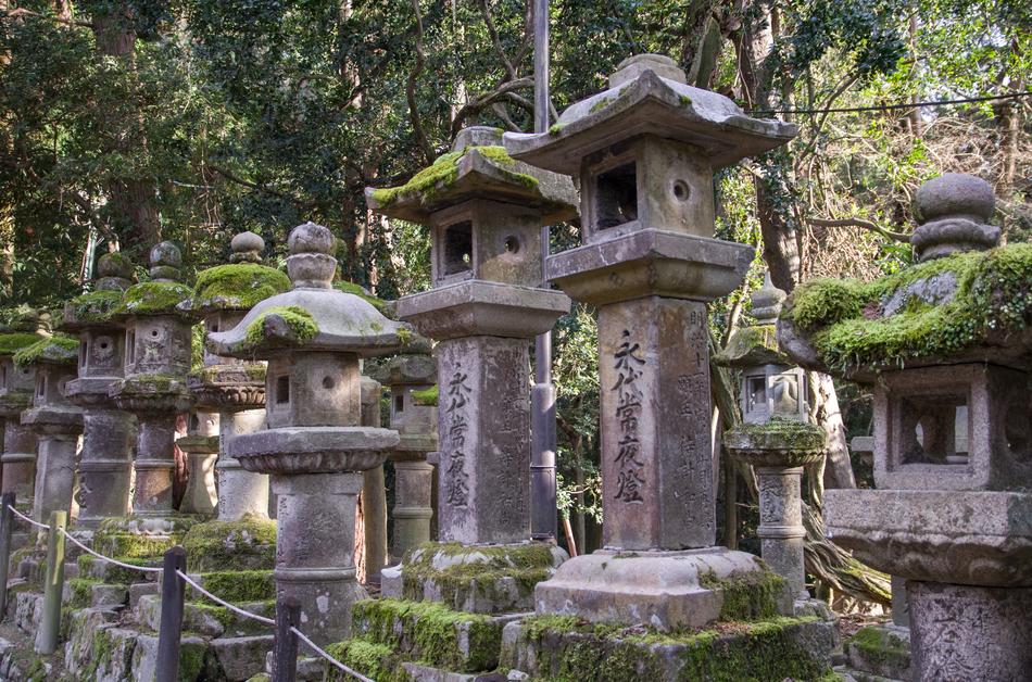 japanese religious stone houses