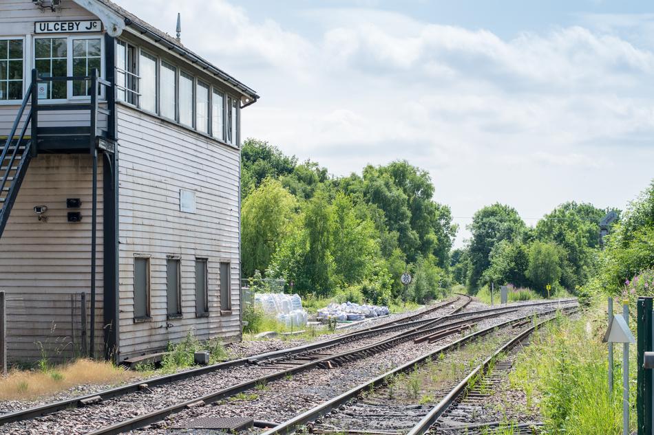 Railway Signalbox Train
