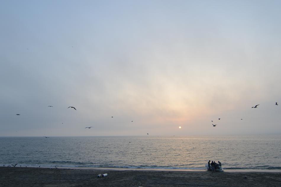 Gibraltar Sun Set Beach