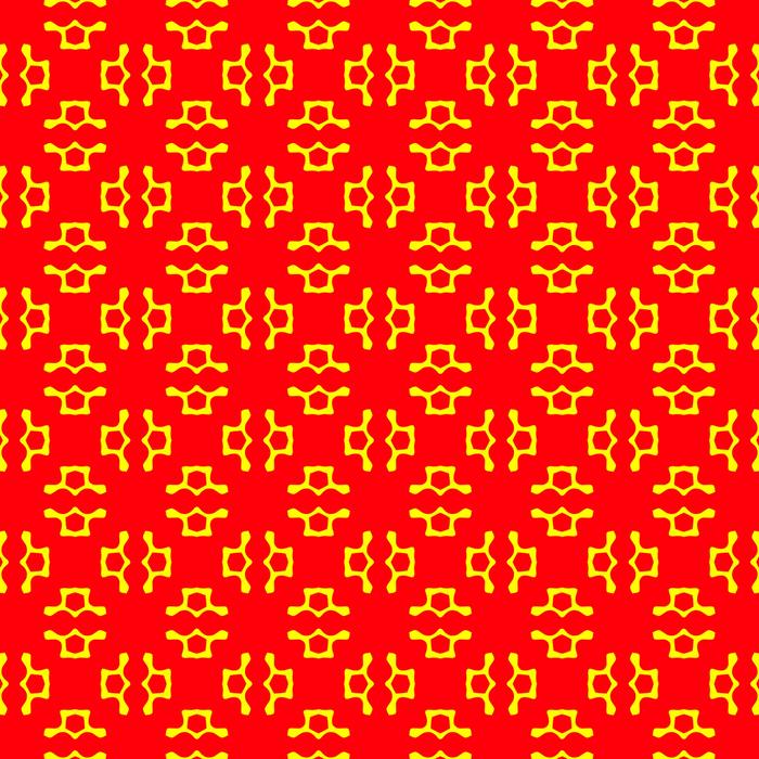 red and yellow background shapes