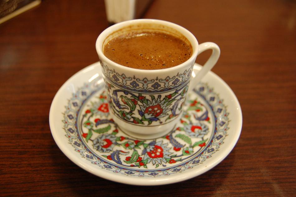 Turkish hot coffee