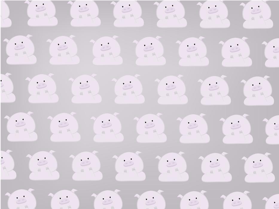 pig background pink animal nature