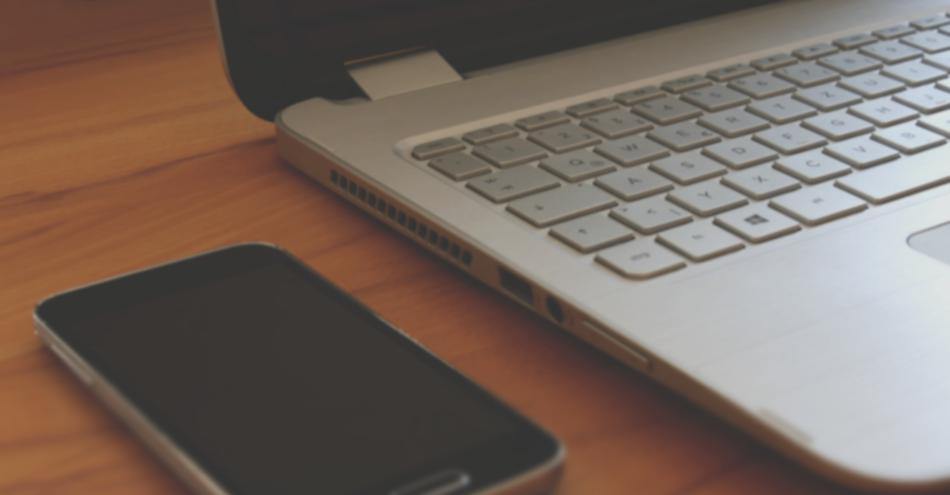 phone and Laptop
