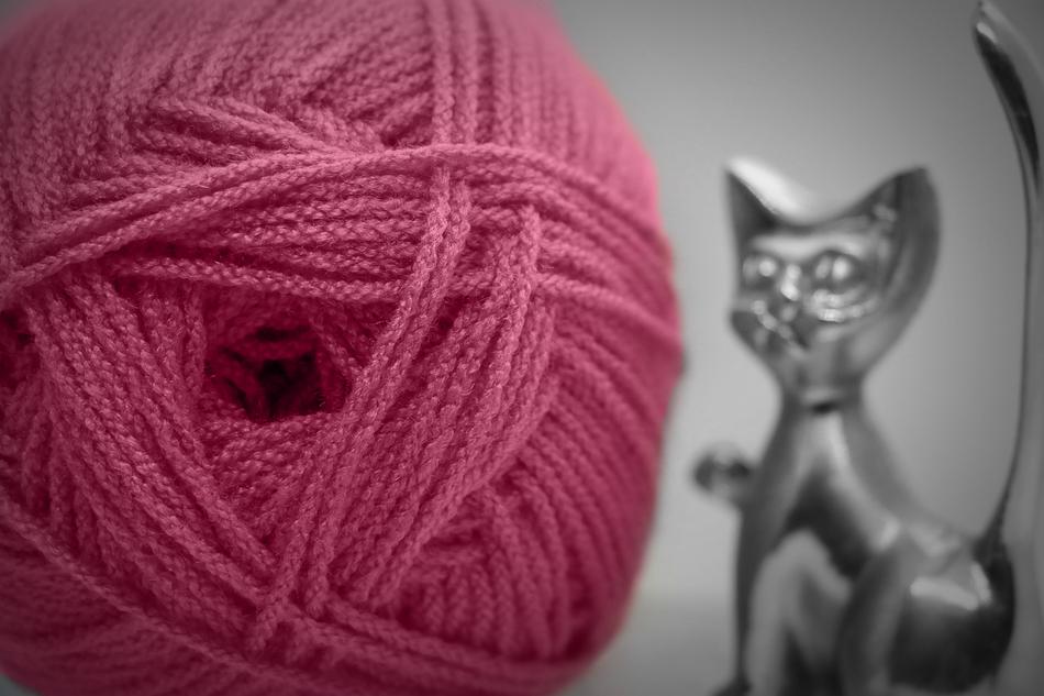 metal Cat Crochet figure