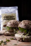 Big burgers with meat and vegetables