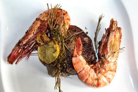 fried shrimp in lemon juice