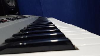 Piano lacquered keys