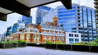 London Barbican Wall