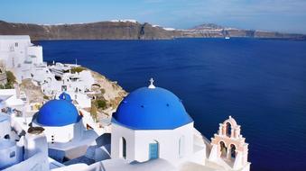 Santorini Greece Blue