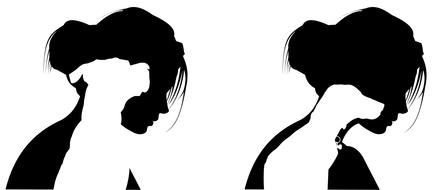 girl woman female silhouette young