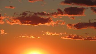 Sunset Sky weather view