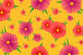 background flowers floral pattern