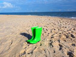 Rubber Boots Green Light