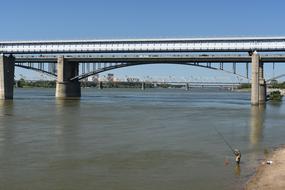 Novosibirsk Bridges River