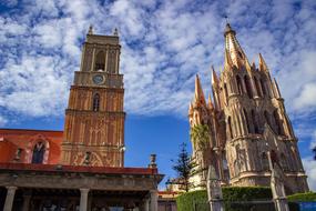 Mexico Colonial City Architecture