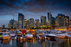 Vancouver Port Skyline