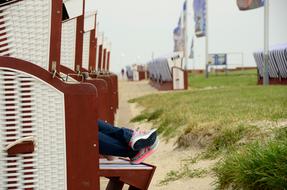 Beach Chair Autumn Winter