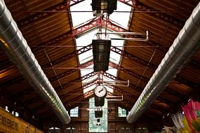 Ceiling Hall Clock