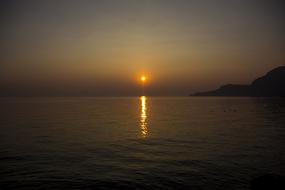 Italy Garda Sunset
