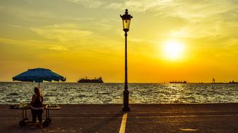 Greece Thessaloniki Sunset