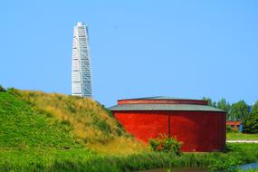 Malmo Turning Torso Building landscape