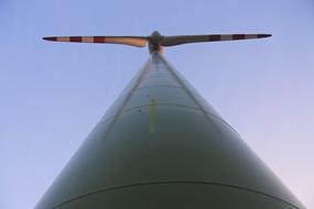 eco pinwheel, view from below