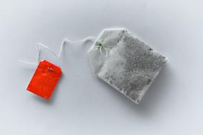 black tea bag