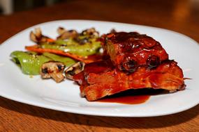 roast spicy pork in sauce