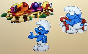 the smurfs wall decal children s