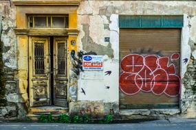 Old House Facade Building