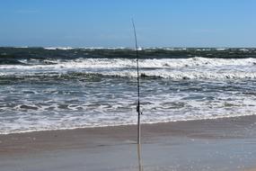 Fishing Pole Beach Ocean